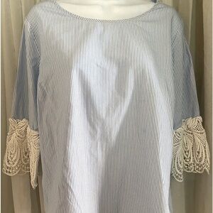 Christopher & Banks Striped Blouse- Excellent condition